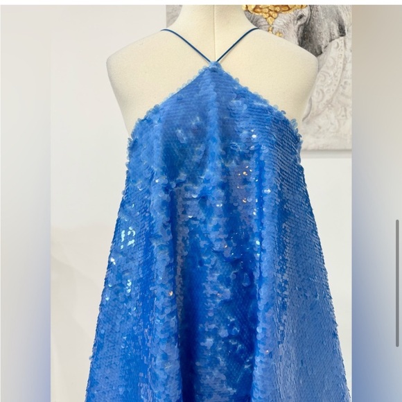 Alexis Shana Blue sequin Dress - Picture 2 of 5